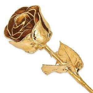 Lacquered 24K Gold-Plated Rose